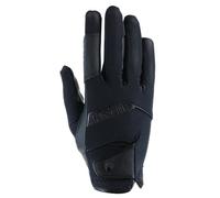 Roeckl Sports Millero Gants d'équitation, Gants d'été, pour Loisirs, Noir, 7,5