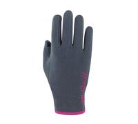 Roeckl Sports Noville Junior Gants d'équitation d'hiver pour l'extérieur Gris/Rose 7