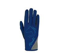 Roeckl Sports Tryon Gants d'équitation d'été pour Enfant Bleu Marine 3