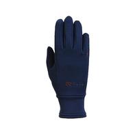 Roeckl Gants d'équitation Warwick Junior Enfant Bleu marine Taille 4