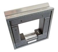 ROECKLE Niveau à bulle pour cadre DIN 877 Précision 0,3 mm/m 1,5 mm/m 150x150x42cm - 4220/150