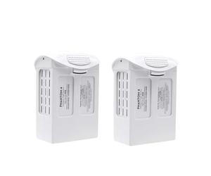 ROEDE Batterie de vol Intelligente Phantom 4, li-polymère Haute capacité 5870mAh 15.2V, pour Drone série Phantom 4 (Color : Battery 2 PCS)