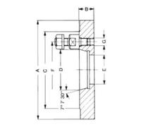 RÖHM RÖHM Bride à ailettes KK15/27 KP AD400 ACIER Quantité:1