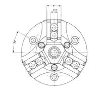 RÖHM RÖHM Entretoise d'ajustement KFD-250/3AF SV Quantité:1