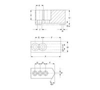 RÖHM RÖHM Jeu de mâchoires d'appui KFD-400/2 Quantité:1