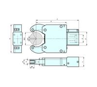 RÖHM RÖHM Lunette SLZ-1060 C150 RZ SS Z Plage de serrage 100-600 Quantité:1