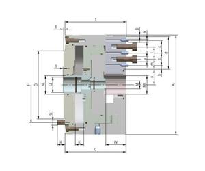 RÖHM RÖHM Mandrin de serrage PKF-150/3 ZA124,97 KH8,5 Quantité:1