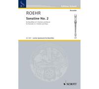 Roehr - Sonatine - Soprano Flute A Bec (violon) et Piano