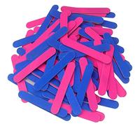 Roellgs Lot de 100 limes à ongles jetables professionnelles double face pour filles