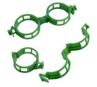 Roellgs Lot de 150 pinces pour plantes de jardin, clips de support pour plantes, clips de vigne, clips de tige de fleurs pour maintenir les tomates, les légumes, les concombres, les tomates (vert)