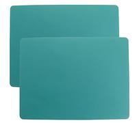 Roellgs Lot de 2 sets de table en silicone, tapis de cuisson, protection de table multifonction, antiadhésifs et antidérapants, résistants à la chaleur (vert)