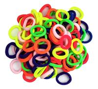 Roellgs Lot de 200 élastiques à cheveux pour bébé, 8 couleurs, couleur bonbon, élastiques pour cheveux pour bébés, filles, nourrissons et tout-petits (couleur mélangée)