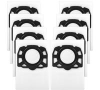 ROELLY Pack de 8 Sacs Aspirateur pour Kärcher WD4,WD5,WD6,MV4,MV5,MV6-Microfibre 5 Couches,Haute Filtration 99,99%,Sacs Non-Tissés Résistants,Compatible pour Kärcher Aspirateurs Multifonctions