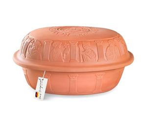 Römertopf Cocotte maxi pour 8 à 10 personnes - 7 litres avec couvercle en céramique - Pour mijoter, rôtir et cuire à la vapeur - Passe au four