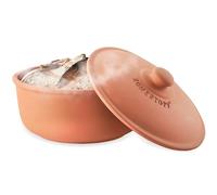 Römertopf Moule à pain en terre cuite pour une expérience de cuisson naturelle Diamètre 23 cm
