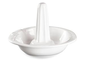 Römertopf Rôtissoire Verticale pour Poulet et Canard, Plat de Cuisson en Argile Naturelle avec Récipient à Arômes, 25 cm, Blanc, 1 Pièce