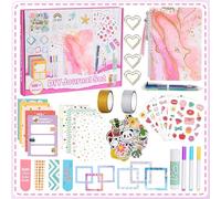 ROEOWENE 153PCS Kit Scrapbooking DIY Journal Accessoire Scrapbooking Materiel Kit avec Autocollant Scrapbooking Accessoires Set Carnet Stickers DIY Cadeau Adolescente pour Calendrier-Rose