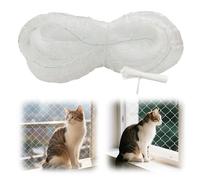 ROEOWENE Filet Chat Balcon Transparent 8x3m Filet de Protection Chat Fenêtre Nylon Filet Anti Oiseaux Balcon Filets de Sécurité Filets pour Jardin avec kit de Fixation pour Terrasse,Lucarnes,Portes