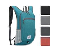 ROEOWENE Sac a Dos Pliable Ultra Leger 15L Petit Sac à Dos de Randonnée Homme Femme Sac à Dos Trekking Voyage Backpack Packable Daypack Travel pour Camping, Randonnée, Cyclisme,Sport-Vert