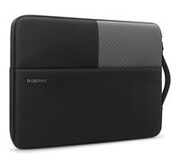 ROEPHY 16 Pouces Housse de Protection Ordinateur Portable Sac Ordi Pochette pour 16" Dell/HP Pavilion Envy/Lenovo ThinkPad IdeaPad/ASUS Vivobook/MacBook Pro 16 M3 M2 M1 / Acer/LG, Noir