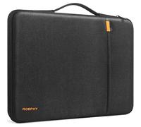 ROEPHY Housse Ordinateur 14-15 Pouces Anti-Choc Pochette PC Portable Homme Femme pour 15" MacBook Air M4 / A3241 M3 / A3114 M2 / 14" Lenovo Thinkpad HP Elitebook Acer Swift Dell XPS, Noir