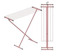 Rörets Sechoir á Linge Compact - Etendoir Linge Tancarville - Etendoir Chauffant 90 x 32 x 83 cm (Rosé)