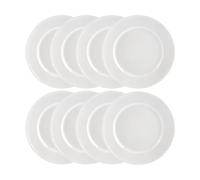 Rörstrand Assiette Swedish Grace Ø27 cm lot de 8 - Neige (blanc)
