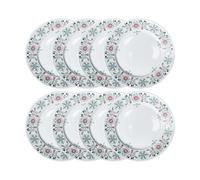 Rörstrand Assiette Swedish Grace Winter Ø27 cm lot de 8 - Blanc