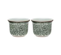 Rörstrand Coquetier Ostindia Floris Lot de 2 Vert