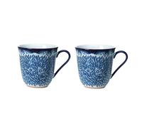 Rörstrand Mugs Ostindia Floris 30 cl lot de 2 Bleu