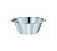 RÖSLE Bassine Conique - Design Professionnel en Inox 18/10 avec Bord Verseur - Pour la Préparation et la Conservation d'Aliments - Passe au lave-vaisselle, 20 cm, Argenté