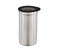 RÖSLE Boîte à Café - Boîte Alimentaire en Acier Inoxydable 18/10 pour la Conservation d'Aliments - Hygiénique et Neutre en Goût - Passe au Lave-vaisselle, 10 cm, Argenté/Noir