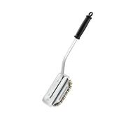 RÖSLE Brosse de Nettoyage pour Barbecue SlideX - avec Manche Long et Manche en Plastique - Poils interchangeables - Laiton - Longueur : 47,5 cm - Largeur : 8,4 cm - Hauteur : 8,5 cm