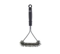 RÖSLE Brosse de Nettoyage pour Grille de Cuisson de Haute Qualité pour Grilles de Gril en Acier Inoxydable, Chrome et Émail, Poils en Acier, Longueur 30 Cm