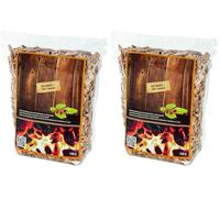 RÖSLE Copeaux de Fumage Hêtre, 750 g, pour boîte de Fumage et fumoir, Barbecue à Charbon et à gaz, Fume Beaucoup, Bois Naturel (Lot de 2)