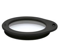 RÖSLE Couvercle Fraîcheur en Verre avec Bord en Silicone - Couvre Tout Alimentaire pour Fermer Saladiers, Bols, Casseroles - Passe au Lave-Vaisselle, 8 cm, Noir