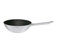 RÖSLE ELEGANCE Wok Inox avec Revêtement en Céramique Procera - Pour Frire, Sauter et Cuire Vos Spécialités Asiatiques - Compatible Induction, Acier Inoxydable 18/10 - 28 cm