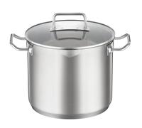 RÖSLE Faitout EXPERTISO - Récipient de Cuisson Universel en Acier Inoxydable 18/10 - Couvercle en Verre, Bec Verseur et Graduation Intérieure - Convient pour l'Induction et Lave-Vaisselle, 24 cm