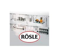 Rösle - Fixation murale avec cache acier inoxydable