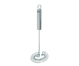 RÖSLE Fouet Plat à Spirale - Ustensile de Cuisine de Haute Qualité - Pour Battre ou Mélanger - Doté d'un Manche à Oeillet - Inox 18/10 - Passe au Lave-Vaisselle - 22 cm
