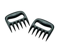 RÖSLE Fourchettes à pulled pork, de haute qualité, pour découper la viande cuite, en polycarbonate, lavables au lave-vaisselle, Noir