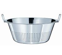 RÖSLE Grande passoire à légumes avec 2 anses, acier inoxydable 18/10, passe au lave-vaisselle, diamètre 40 cm, Argent