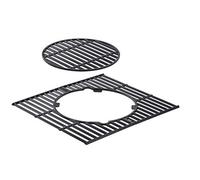 RÖSLE Grille barbecue VARIO+, Grille de cuisson de qualité en fonte émaillée pour inserts VARIO, compatible avec tous les modèles VIDERO G2/G4/G6 à partir de 2021