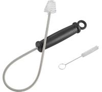 RÖSLE Kit d'entretien pour brûleur à gaz 3 pièces : outils de nettoyage de haute qualité pour barbecue à gaz, brosse en nylon de 12 cm et acier inoxydable 18/10 robuste, avec sac de rangement en coton