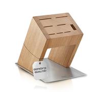 Rösle Bloc à couteaux 2 non équipé orme, acier inoxydable pour 7 couteaux 1 ciseau/fusil