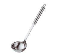RÖSLE Louche de Cuisine en Inox de Haute Qualité avec Manche Rond - 9 cm - Acier Inoxydable 18/10 - Lavable au Lave-Vaisselle