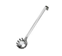 RÖSLE Louche en Inox pour Spaghetti de Haute Qualité avec Manche en Forme de Crochet - Acier Inoxydable 18/10 - Va au Lave-Vaisselle, Argent