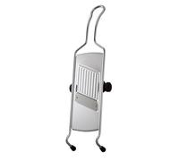 RÖSLE Mandoline avec Poignée - Coupe Légumes Haut de Gamme pour les Légumes tels que Concombres, Carottes ou Champignons - avec Pieds en Silicone - Acier Inoxydable 18/10 - 40 cm