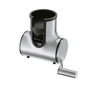 RÖSLE Moulin à Fromage - Râpe à Parmesan Haut de Gamme - Pour Râper Fromage et Chocolat - Acier Inoxydable 18/10 - Entièrement Démontable - Passe au Lave-Vaisselle, Argenté/Noir