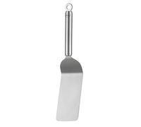 RÖSLE Palette-sandwich coudée, spatule en acier inoxydable avec manche rond et œillet de suspension, acier inoxydable 18/10, 32 cm, Rostfreier Edelstahl